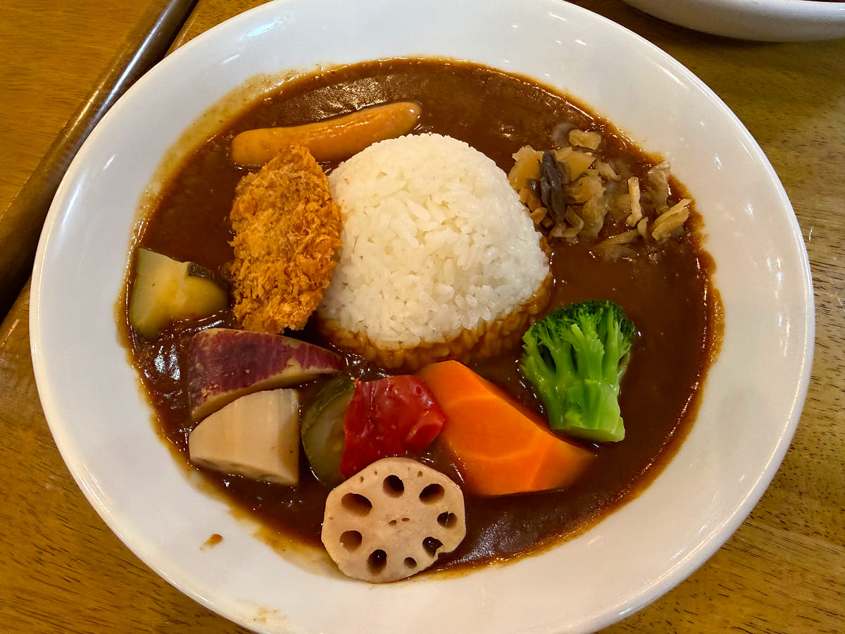 富士サファリパーク 我が家が注文した富士山カレー