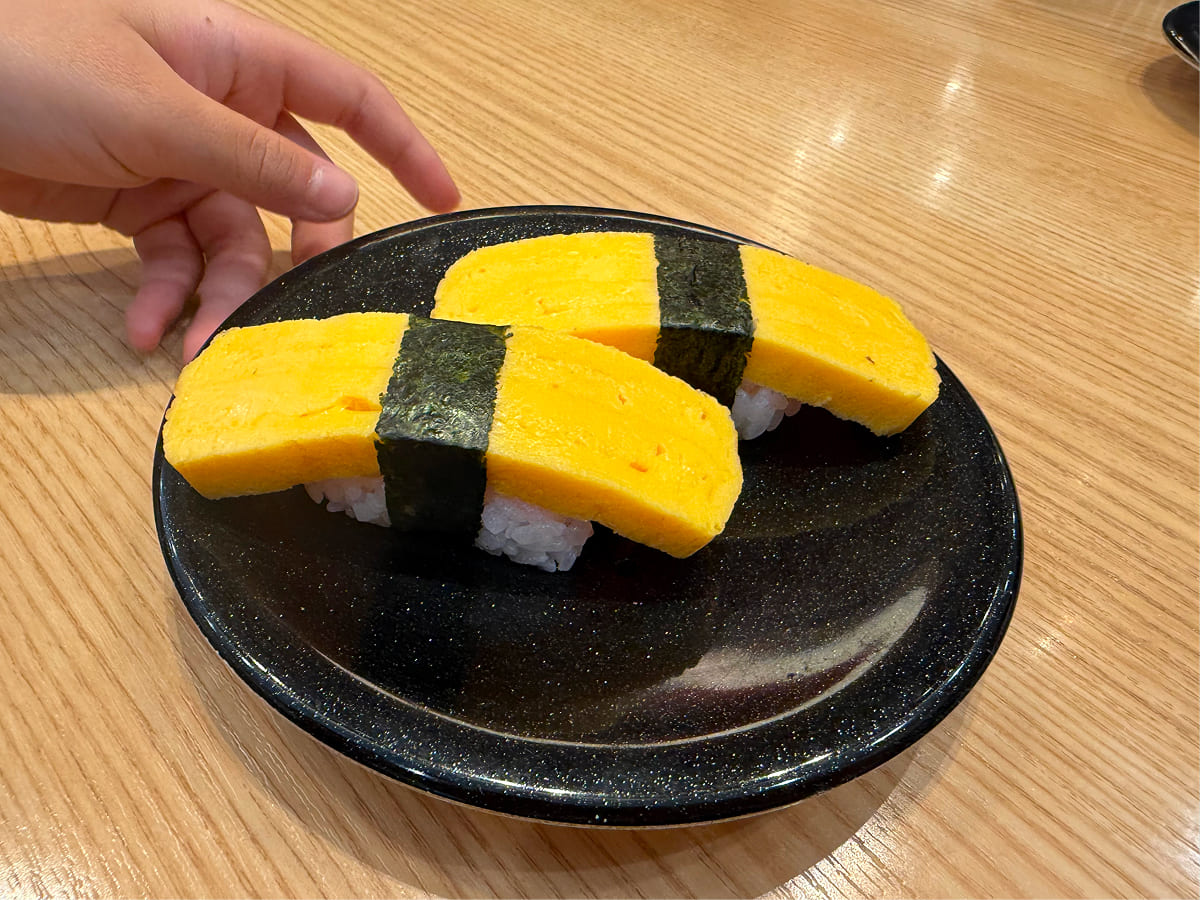 港八十三番地 一富士丸の玉子焼きの握り