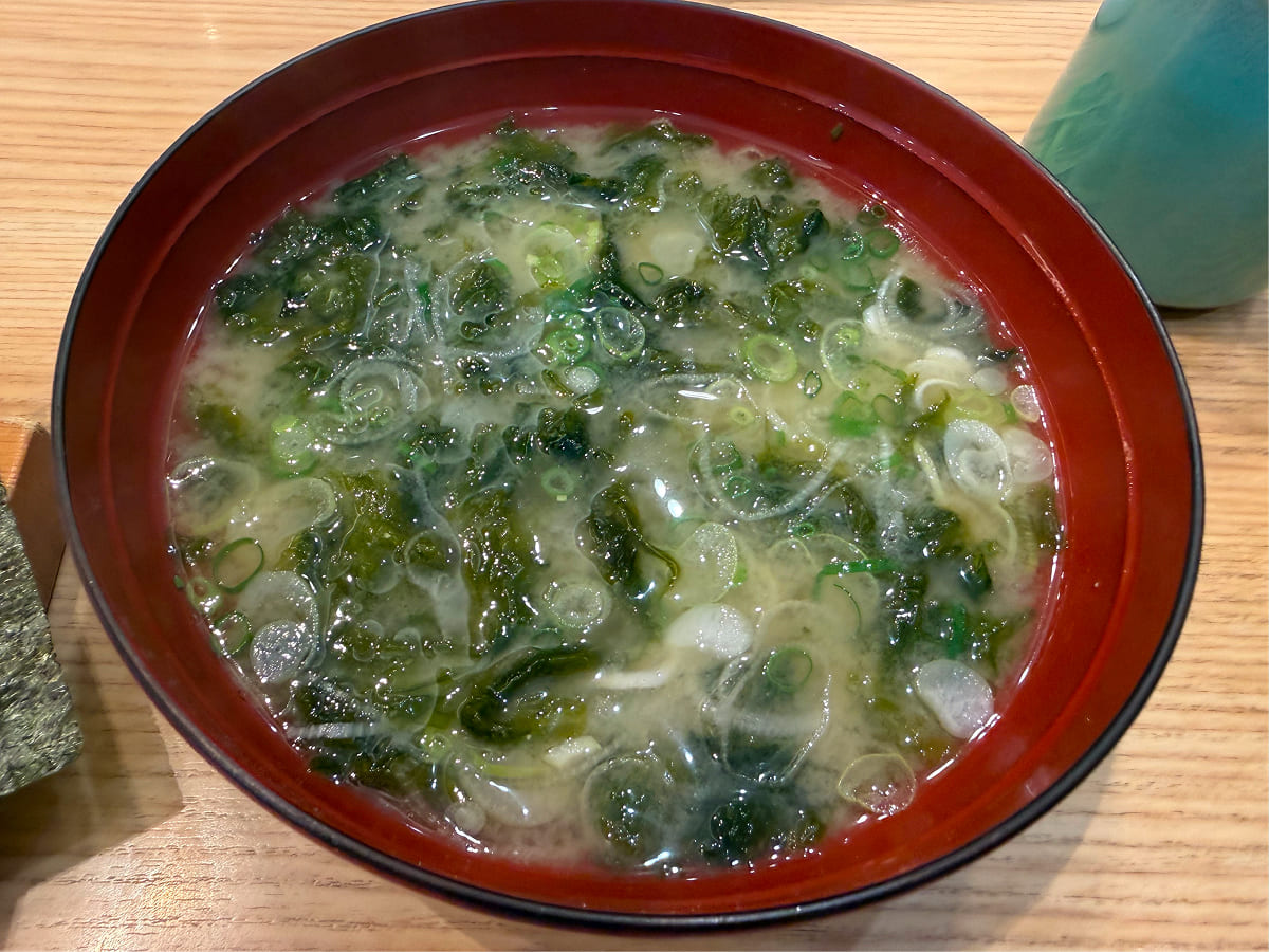港八十三番地 一富士丸の青のり磯汁