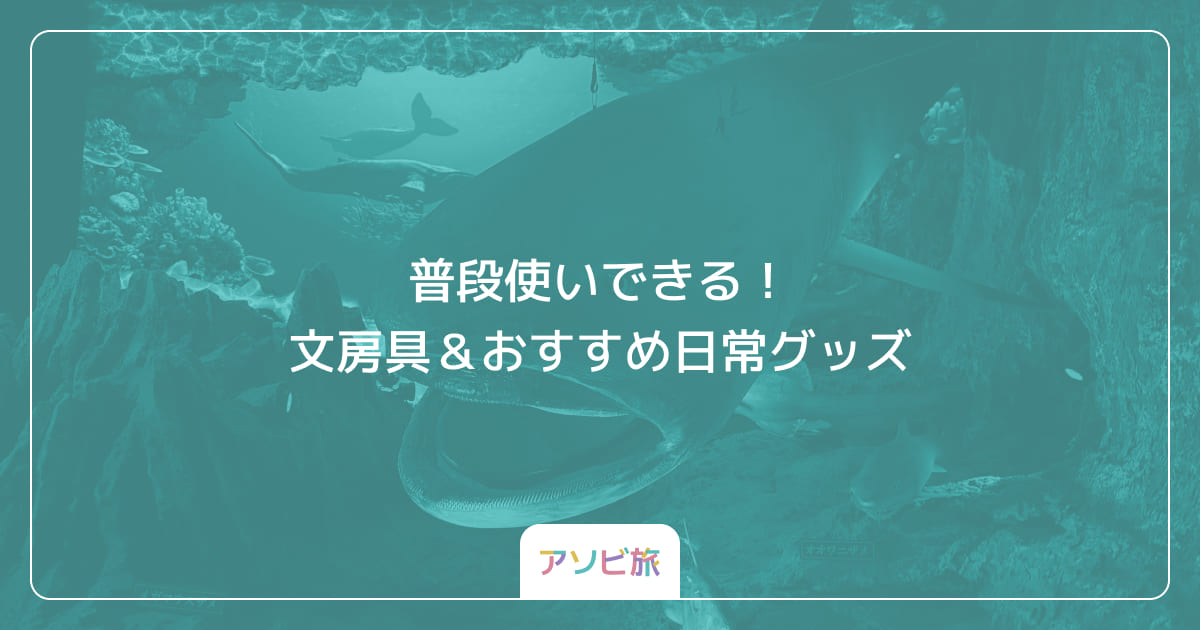 普段使いできる！文房具＆おすすめ日常グッズ