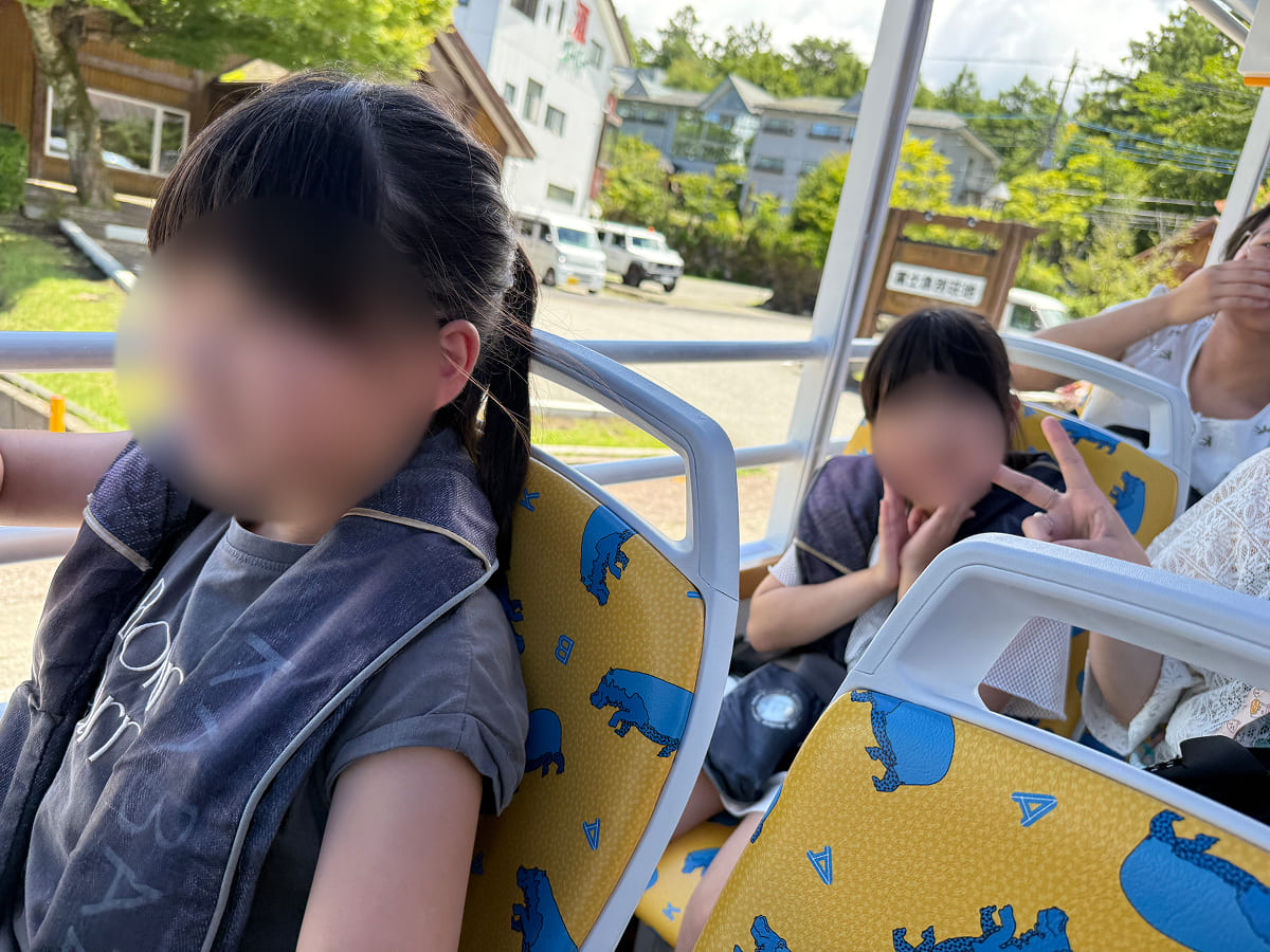 カババス 子どもはライフジャケットを装着