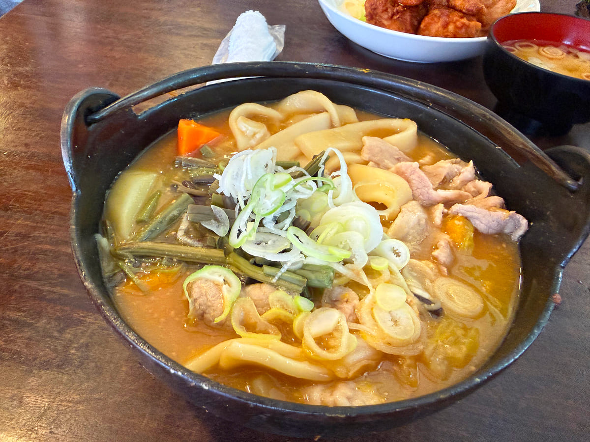 甲州ほうとう小作の豚肉ほうとう