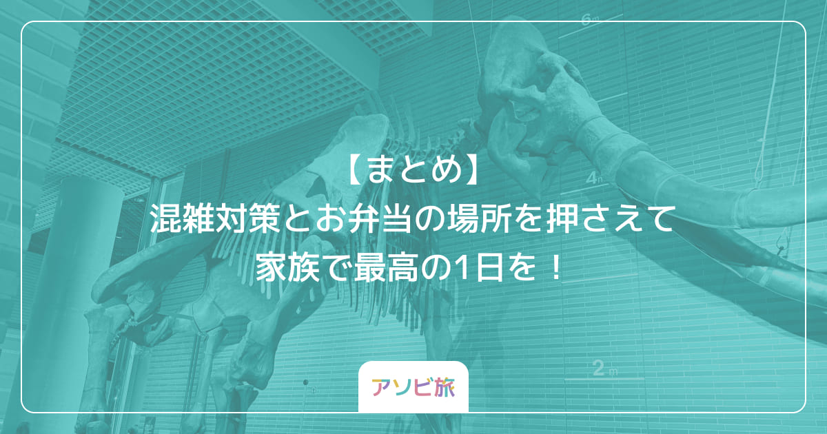 【まとめ】混雑対策とお弁当の場所を押さえて家族で最高の1日を！