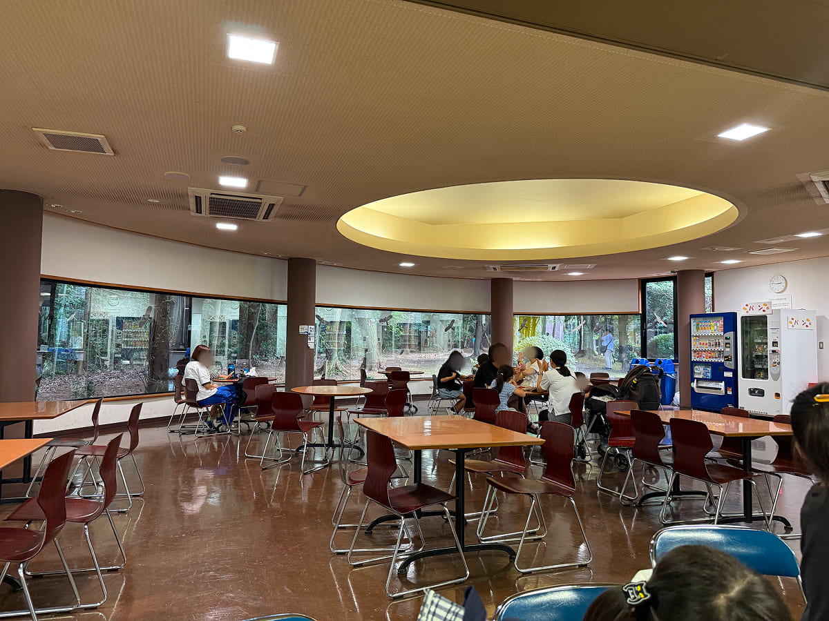 茨城県自然博物館 セミナーハウス内の様子