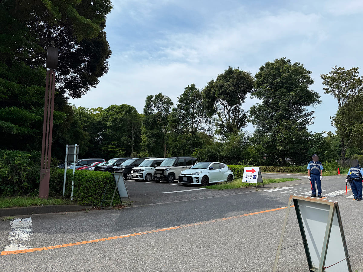 茨城県自然博物館 駐車場