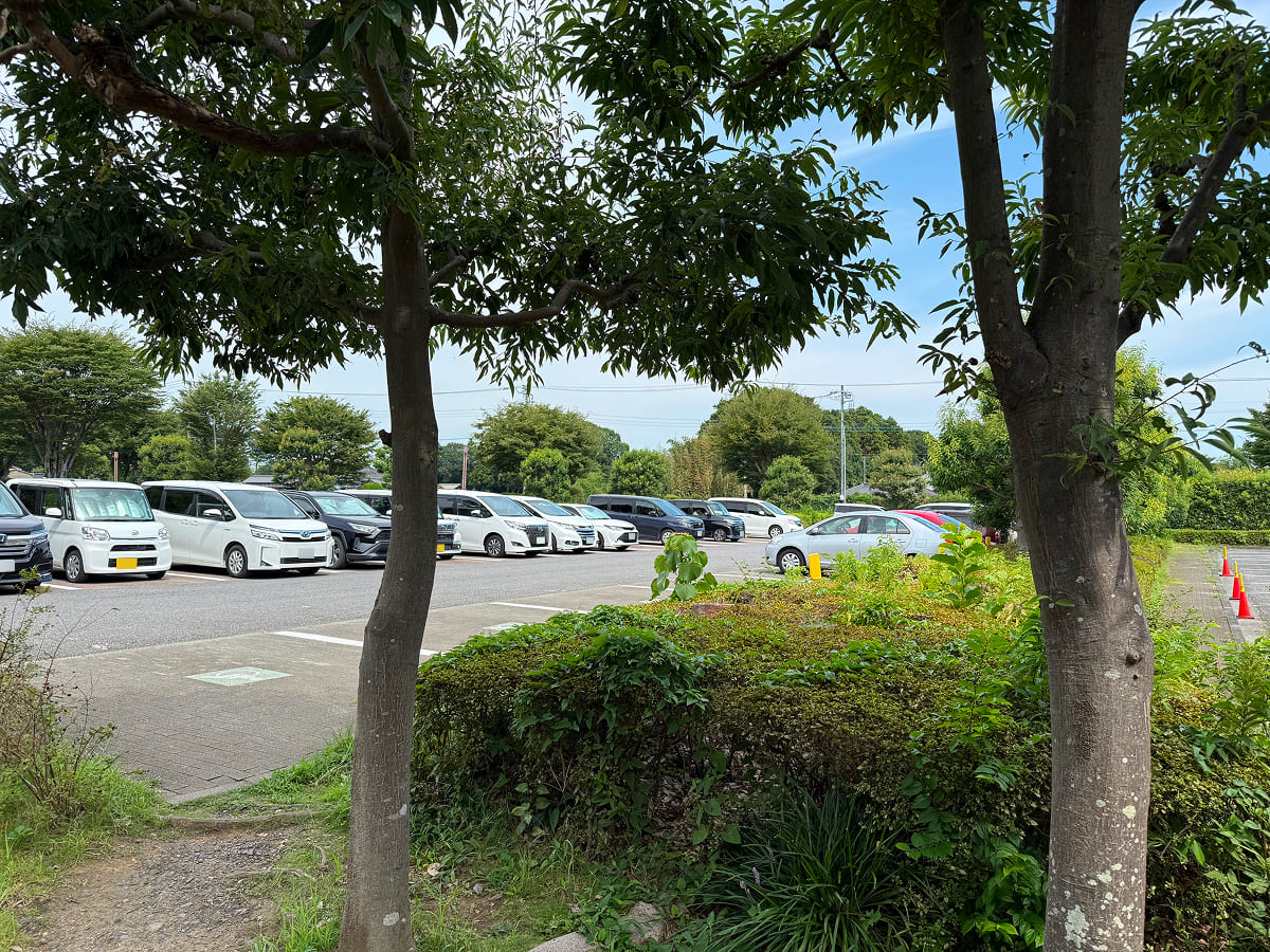 茨城県自然博物館 9:30到着なら入り口に近い駐車場に停車可能