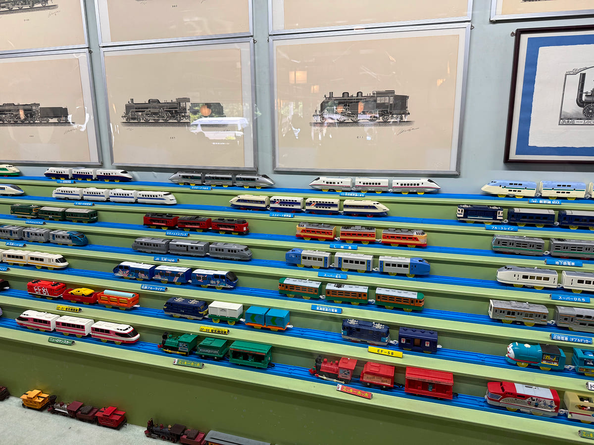 レストラン蒸気機関車 ミニSLの展示品