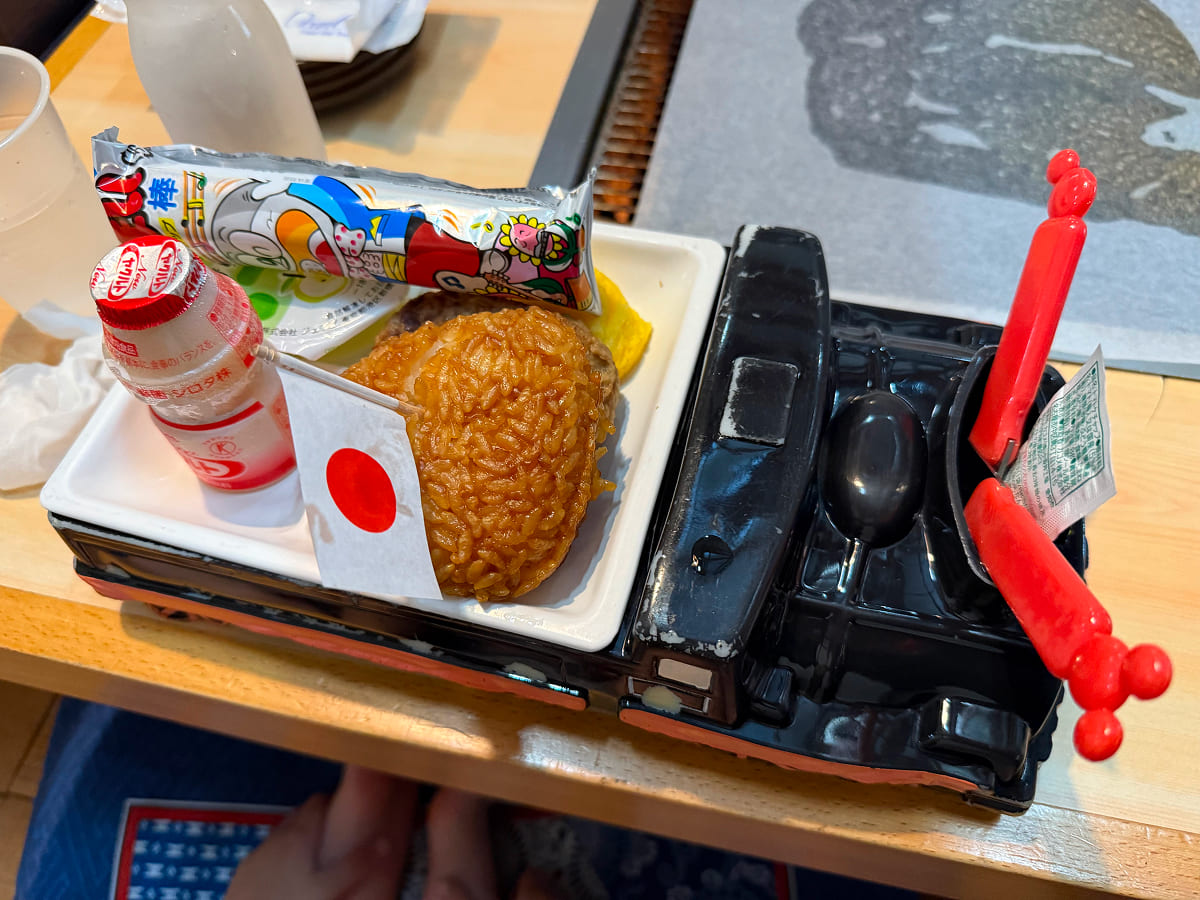 レストラン蒸気機関車 我が家が注文したお子様SLランチ
