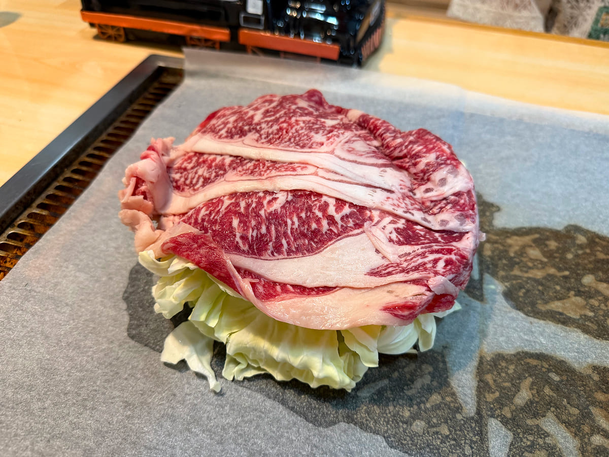 レストラン蒸気機関車 蒸気焼定食