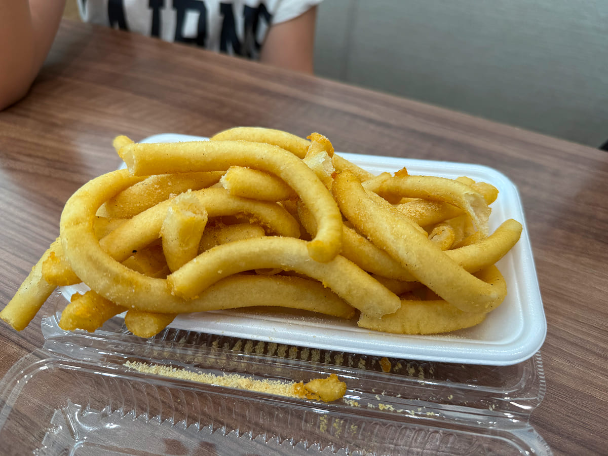 佐野SA下り 我が家キッチンカーで買ったポテトフライ