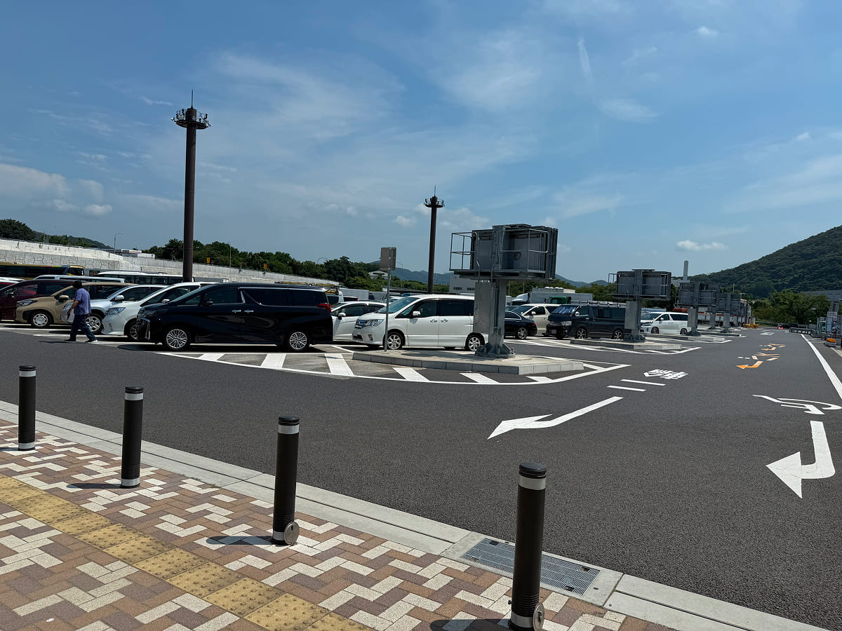 佐野SA下り 駐車場