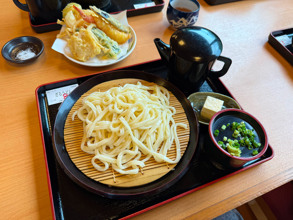 たくみの郷 ざるうどん