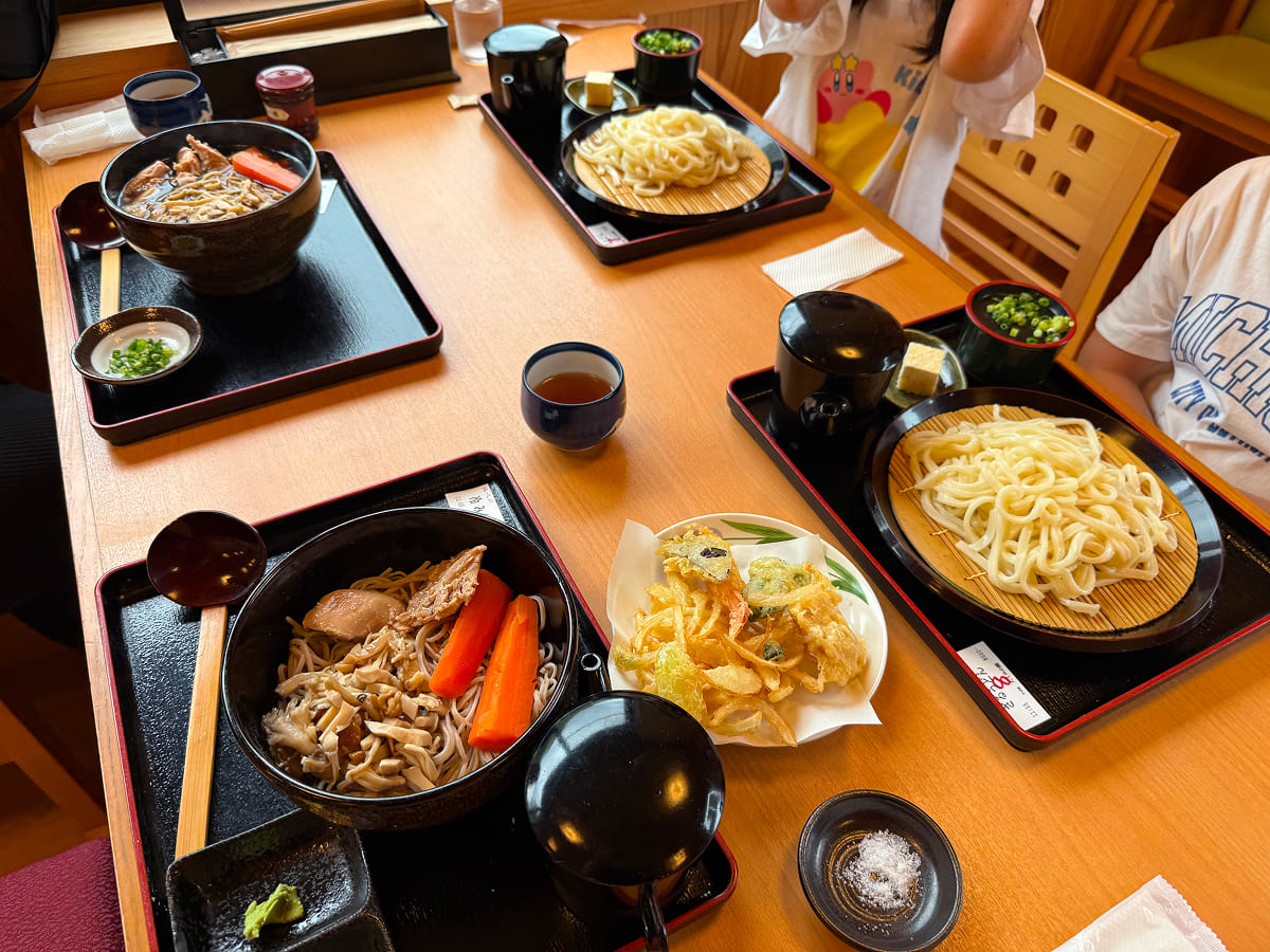 たくみの郷 我が家が注文した料理
