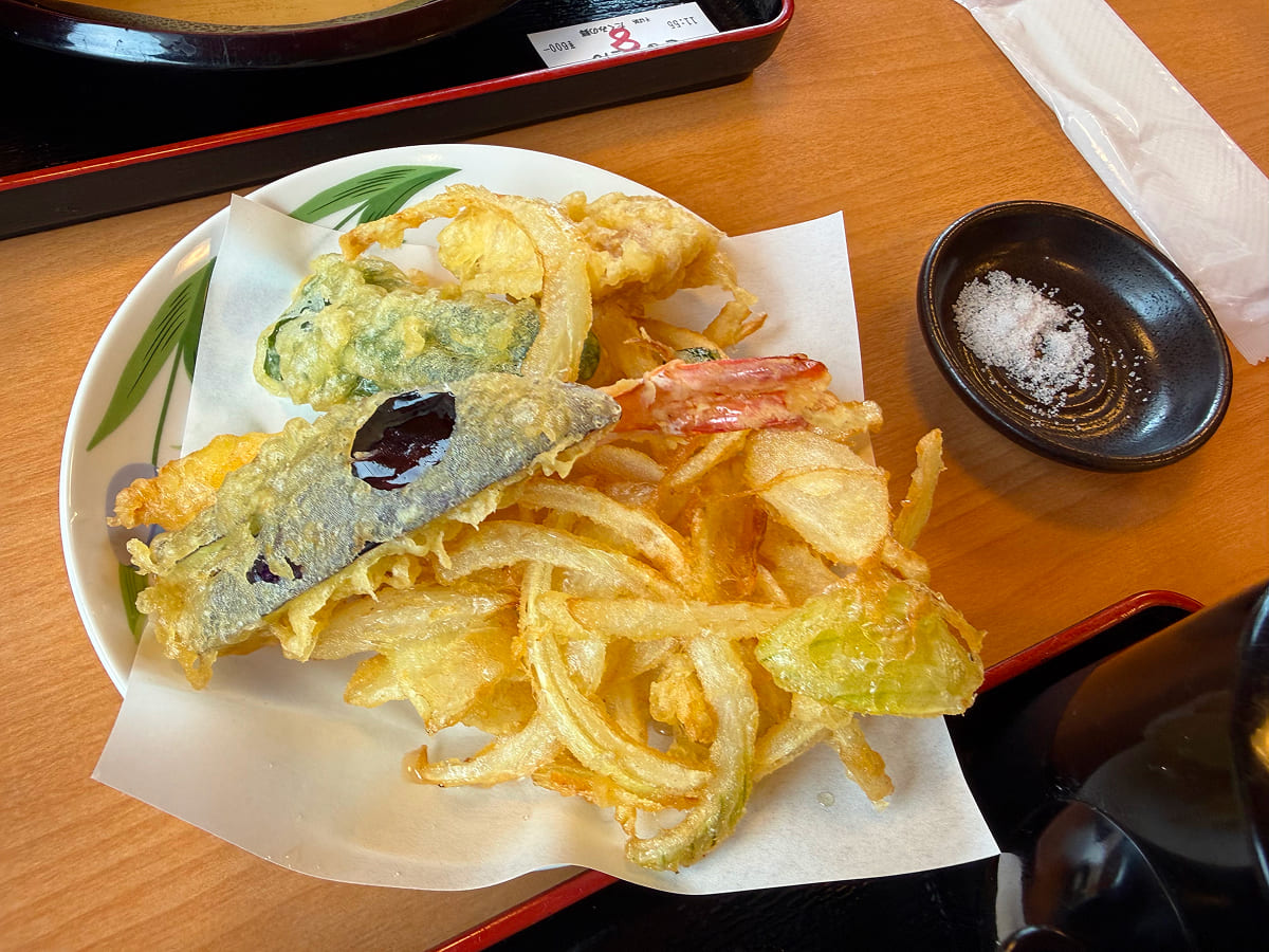 たくみの郷 我が家が注文した天ぷら