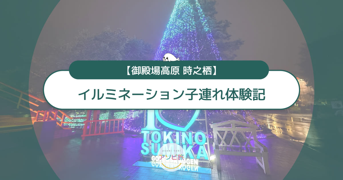 御殿場高原 時之栖のイルミネーション！子連れ体験記と料金・開催状況