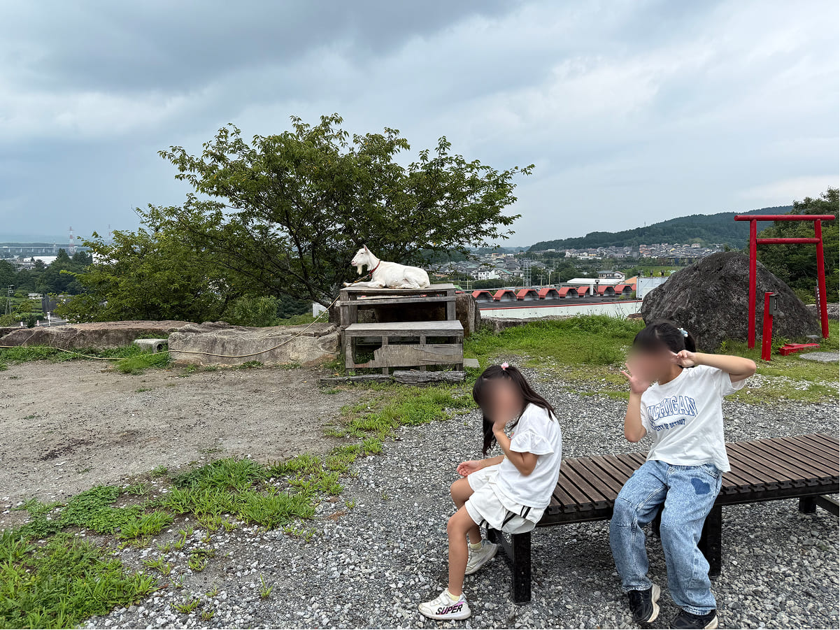 御殿場高原時之栖 ゆいちゃんと記念撮影