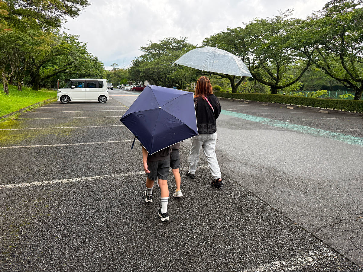 御殿場高原時之栖 天然温泉気楽坊へ移動中