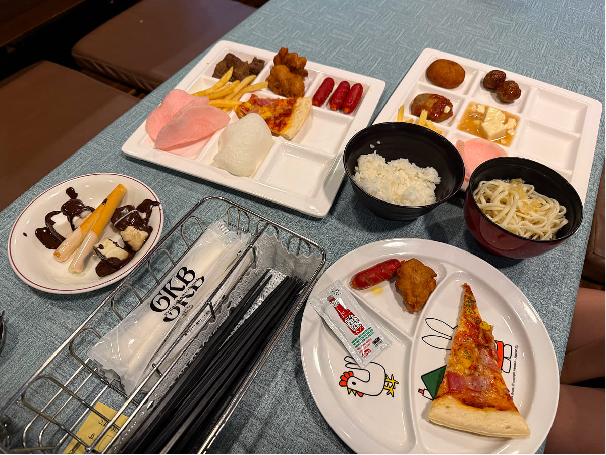 御殿場高原時之栖 バイキングレストラン「麦畑」のキッズメニュー