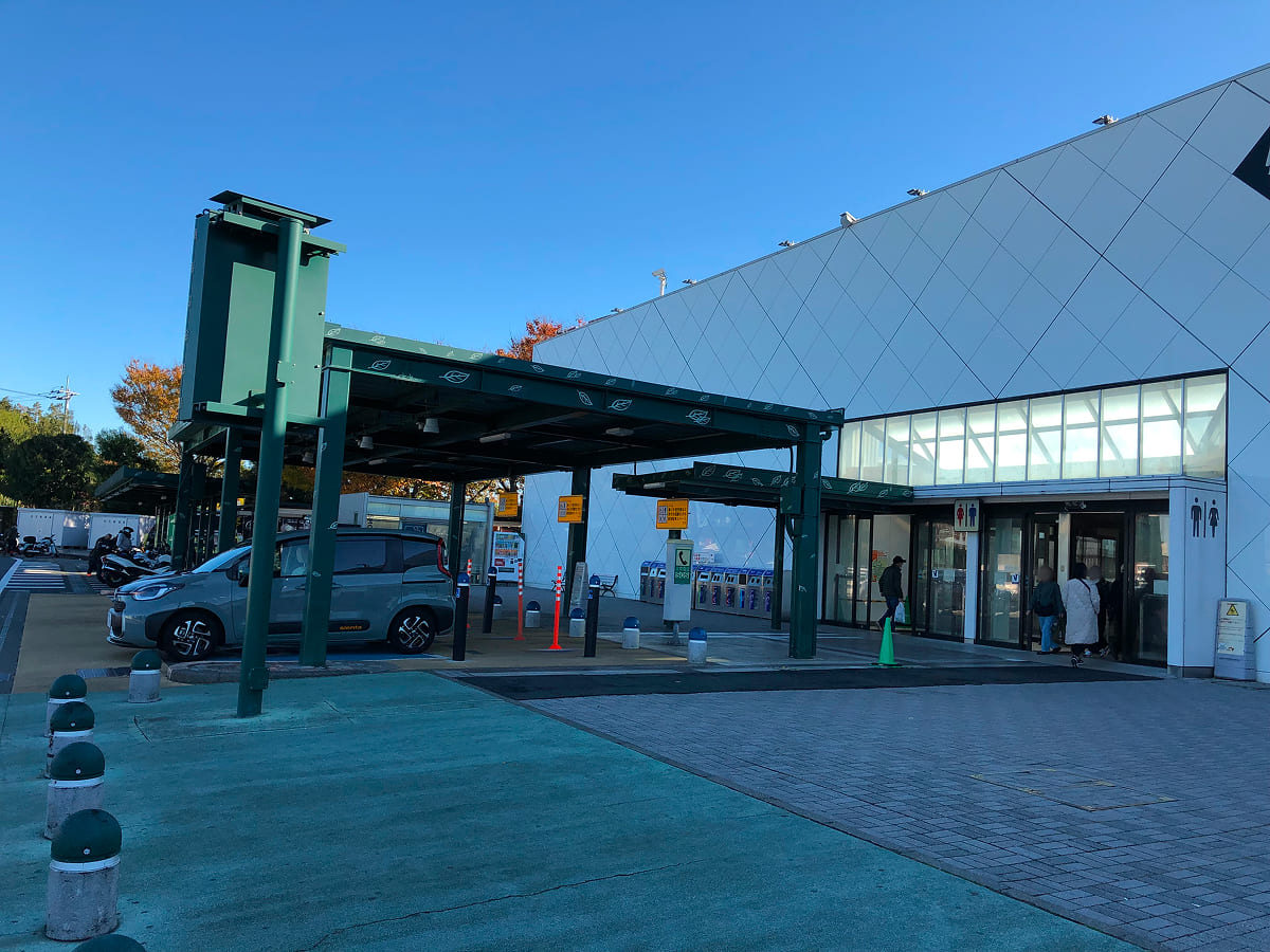 海老名SA下り トイレ・バリフリートイレの入口