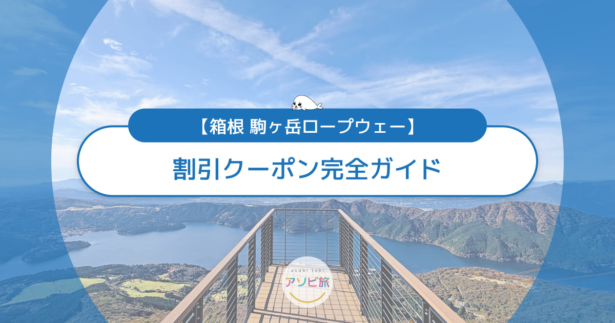 箱根駒ヶ岳ロープウェー割引クーポン完全ガイド！子連れでお得に乗る方法
