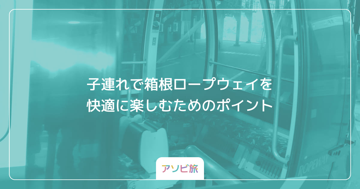 子連れで箱根ロープウェイを快適に楽しむためのポイント