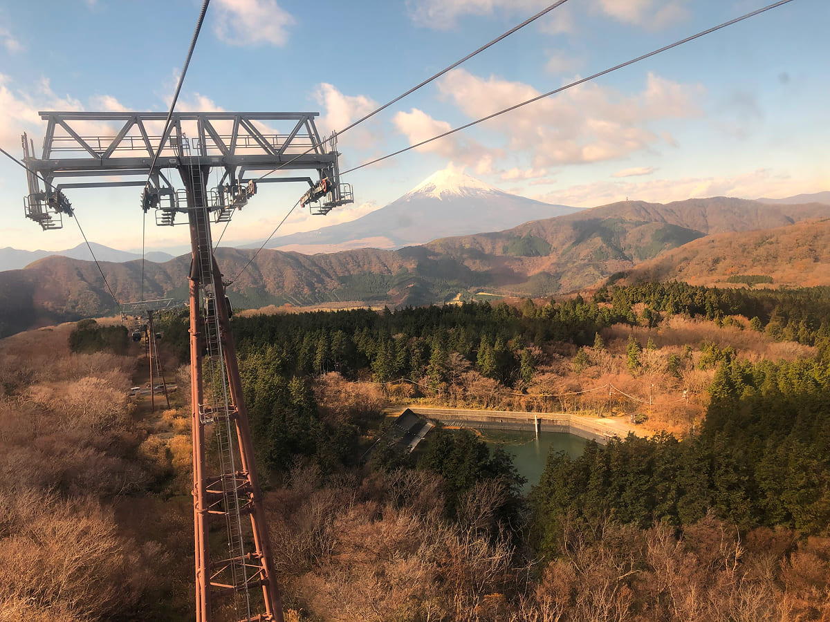 箱根ロープウェイから見る富士山