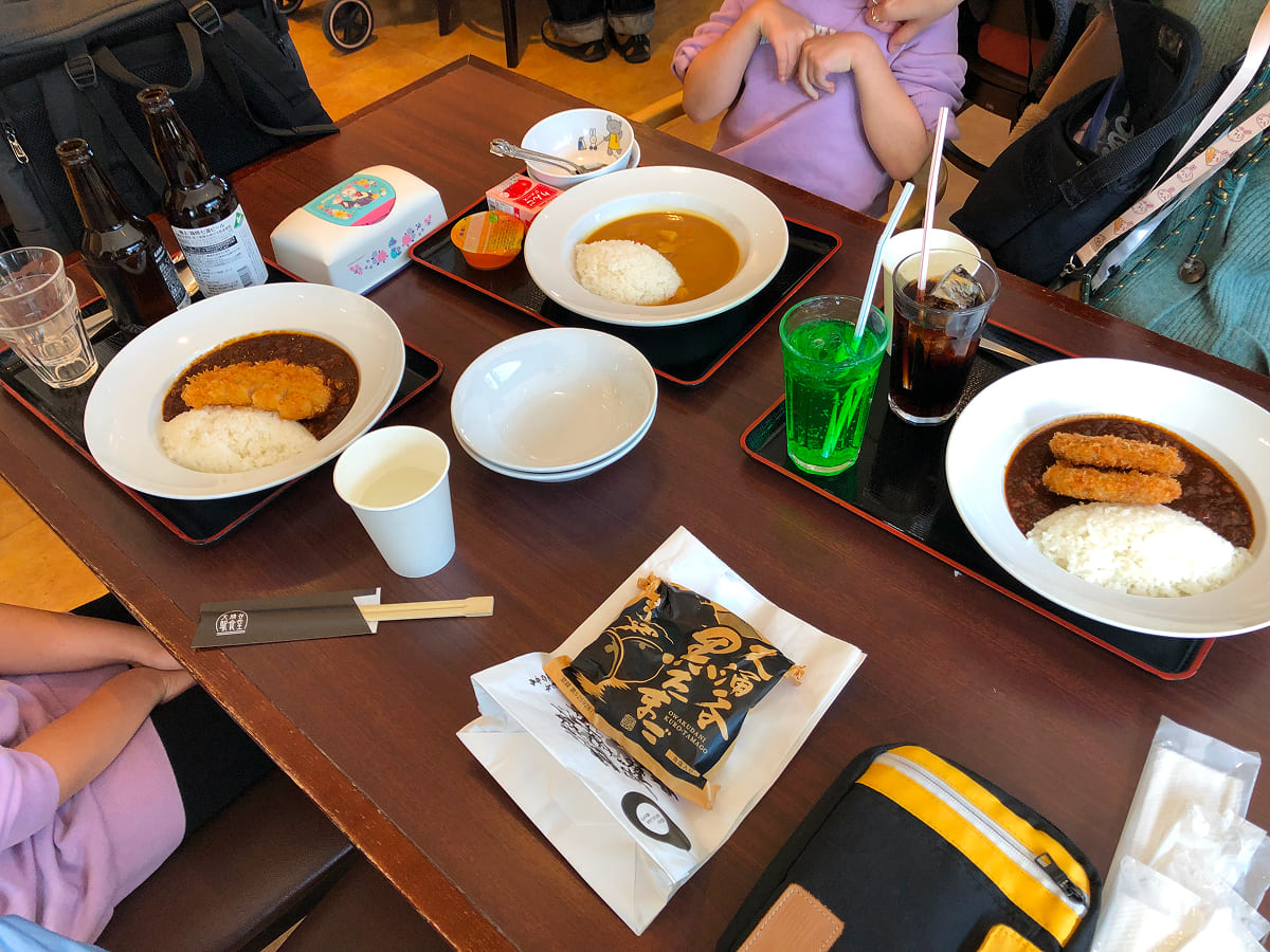 箱根ロープウェイ 大涌谷駅食堂でランチ