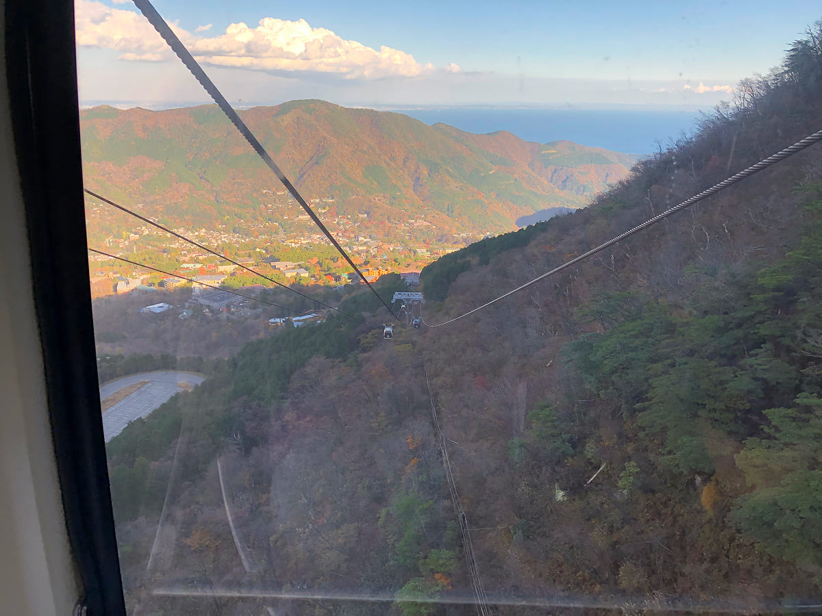 箱根ロープウェイからの絶景